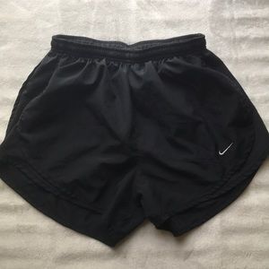 All black nike dri fit shorts